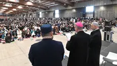 La festa di fine Ramadan al Brixia Expo col vescovo Tremolada