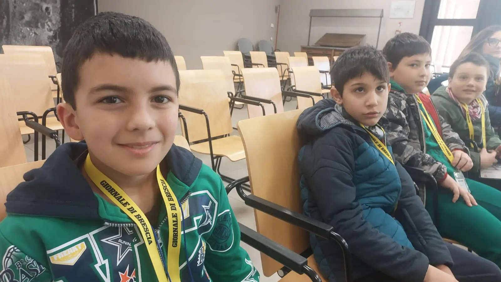 I bambini della scuola primaria di Pertica Alta in visita al GdB