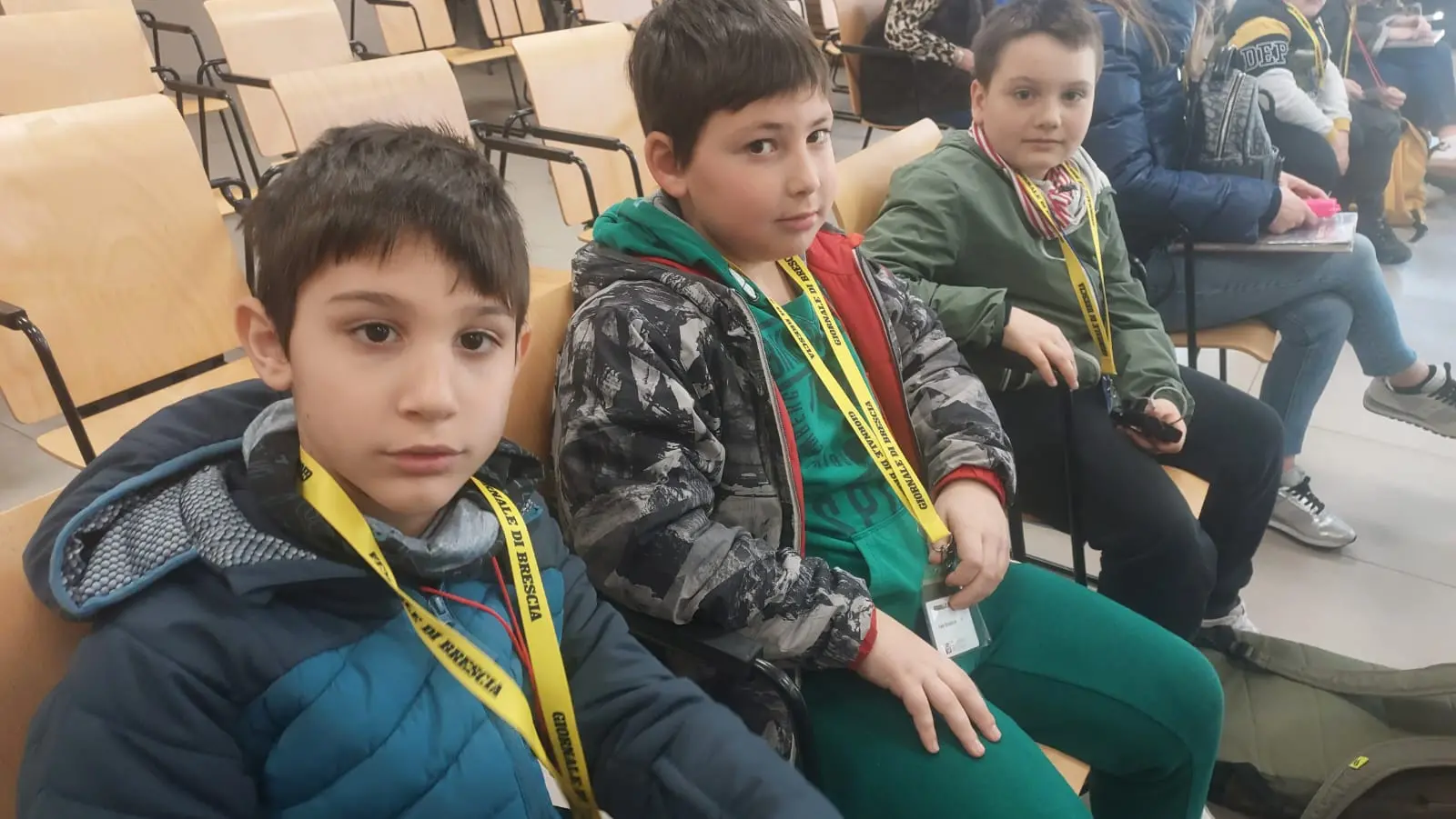 I bambini della scuola primaria di Pertica Alta in visita al GdB
