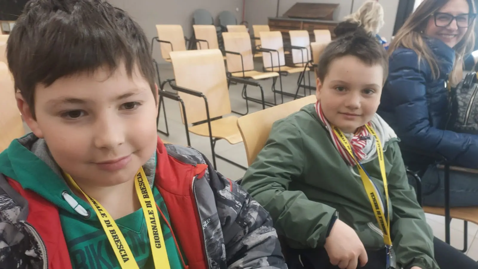 I bambini della scuola primaria di Pertica Alta in visita al GdB