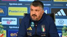 Il ct della Nazionale Gennaro Gattuso - Foto Ansa © www.giornaledibrescia.it
