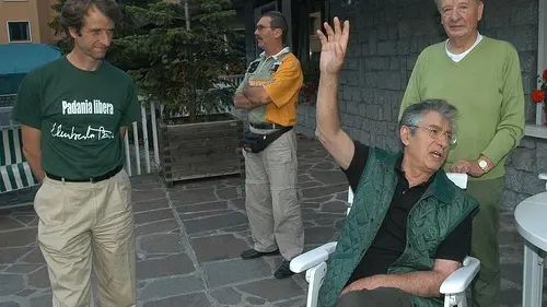 Umberto Bossi a Ponte di Legno - © www.giornaledibrescia.it