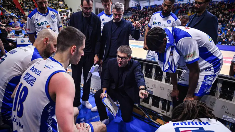 Matteo Cotelli, coach della Germani - © Claudio Degaspari - Ciamillo/Castoria