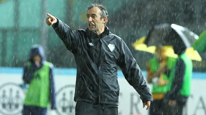 Sotto la pioggia, col Lanciano - Foto Reporter Ansaldi © www.giornaledibrescia.it