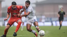 Uno scatto della gara d'andata - Foto New Reporter Comincini © www.giornaledibrescia.it