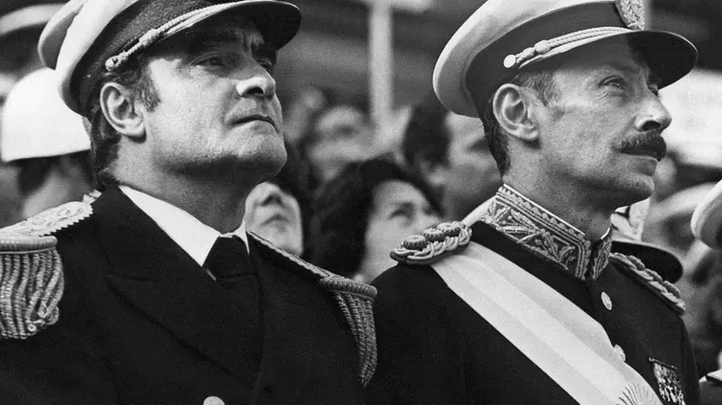 L’ammiraglio Emilio Massera e Jorge Rafael Videla - © www.giornaledibrescia.it