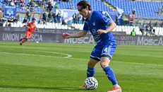 Mallamo in azione al Rigamonti con l'Ospitaletto - Foto New Reporter Pasotti © www.giornaledibrescia.it