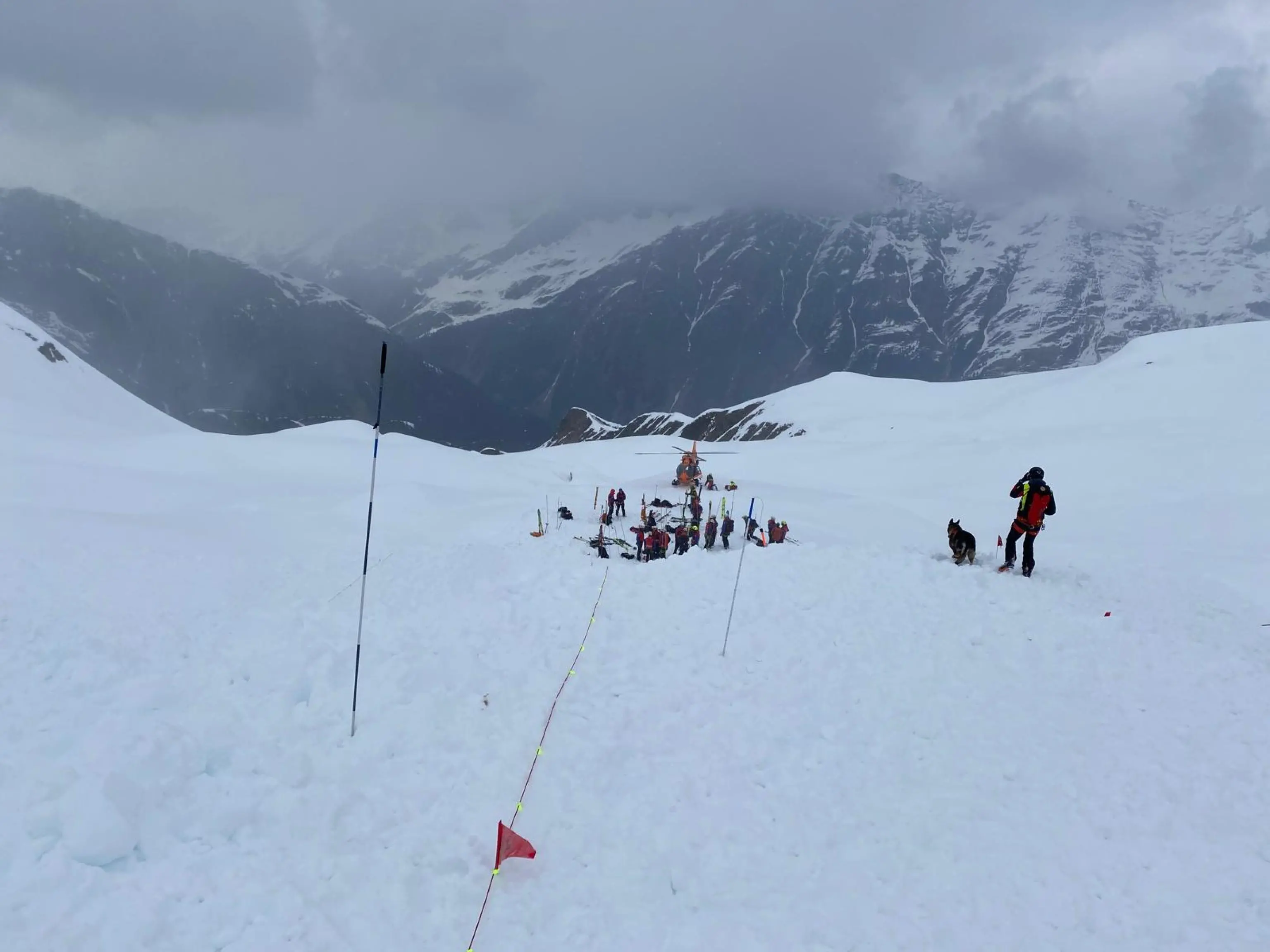 Valanga in Val Ridanna, i soccorsi