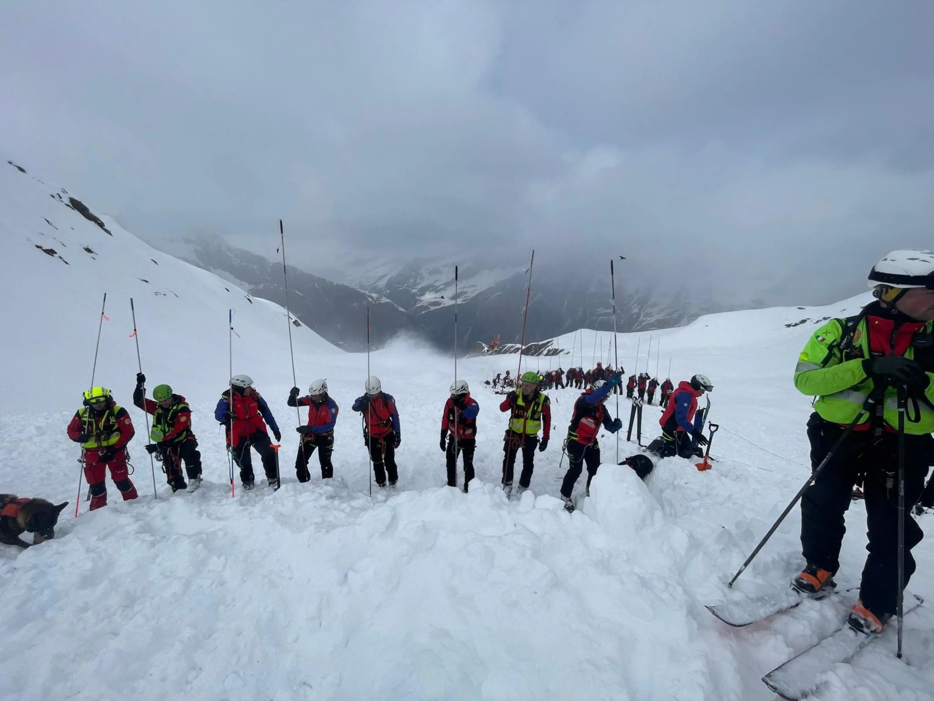 Valanga in Val Ridanna, i soccorsi