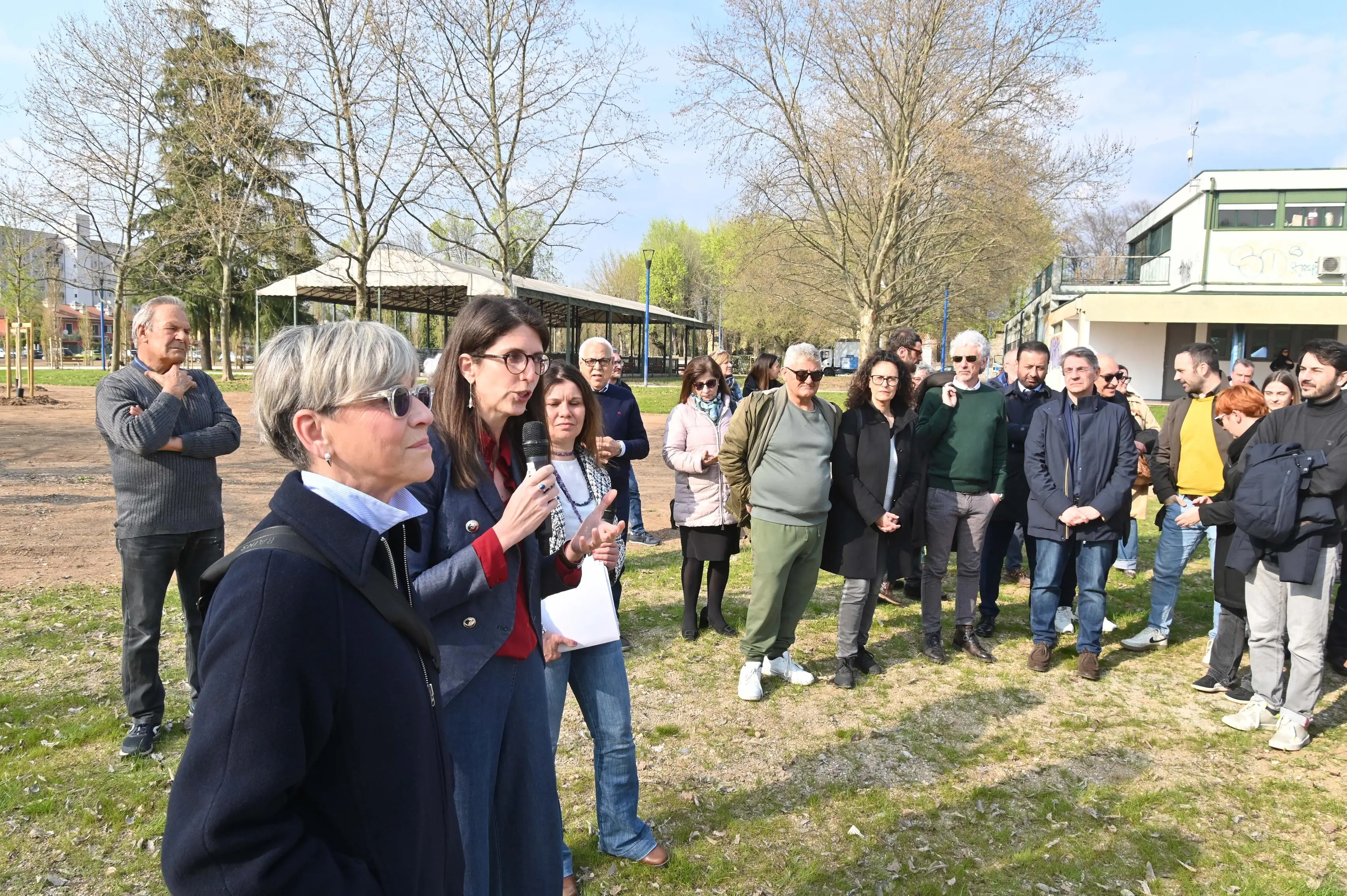 CRONACA BRESCIA VIA LIVORNO INAUGURAZIONE PARCO DELLA RESISTENZA REDAZIONE CRONACA 21-03-2026  GABRIELE STRADA NEW EDEN GROUP                             