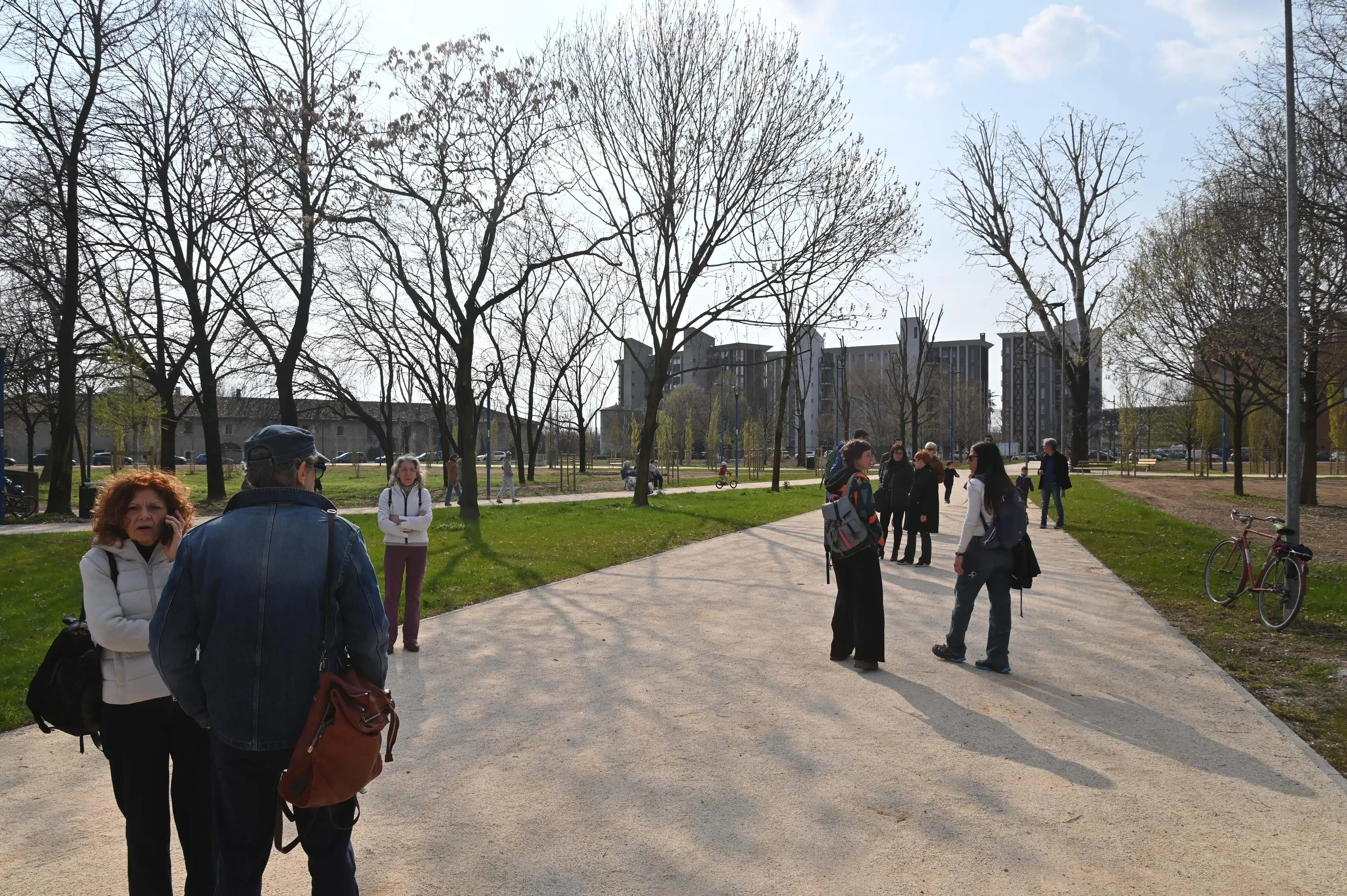 CRONACA BRESCIA VIA LIVORNO INAUGURAZIONE PARCO DELLA RESISTENZA REDAZIONE CRONACA 21-03-2026  GABRIELE STRADA NEW EDEN GROUP                             