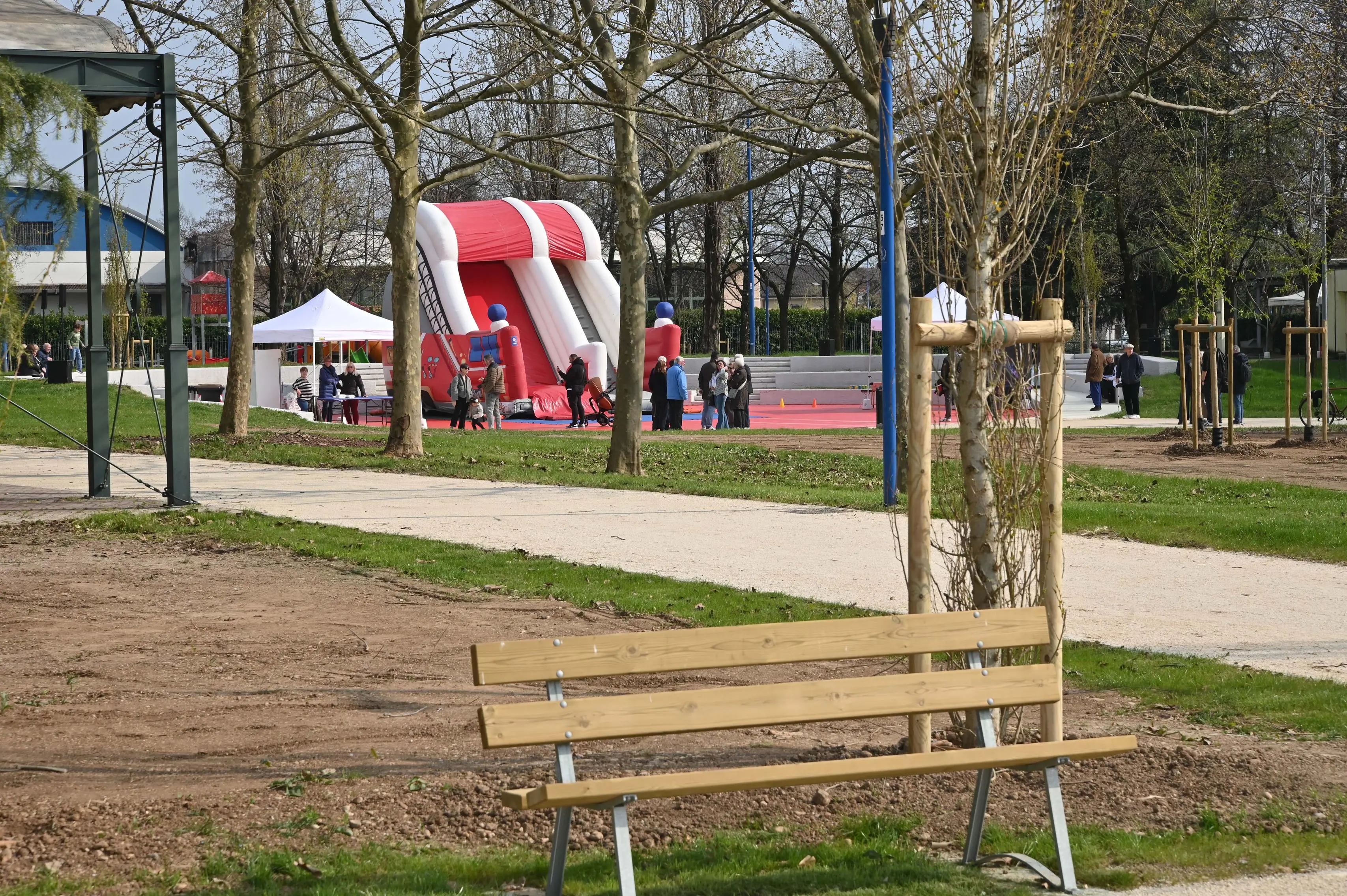 CRONACA BRESCIA VIA LIVORNO INAUGURAZIONE PARCO DELLA RESISTENZA REDAZIONE CRONACA 21-03-2026  GABRIELE STRADA NEW EDEN GROUP                             