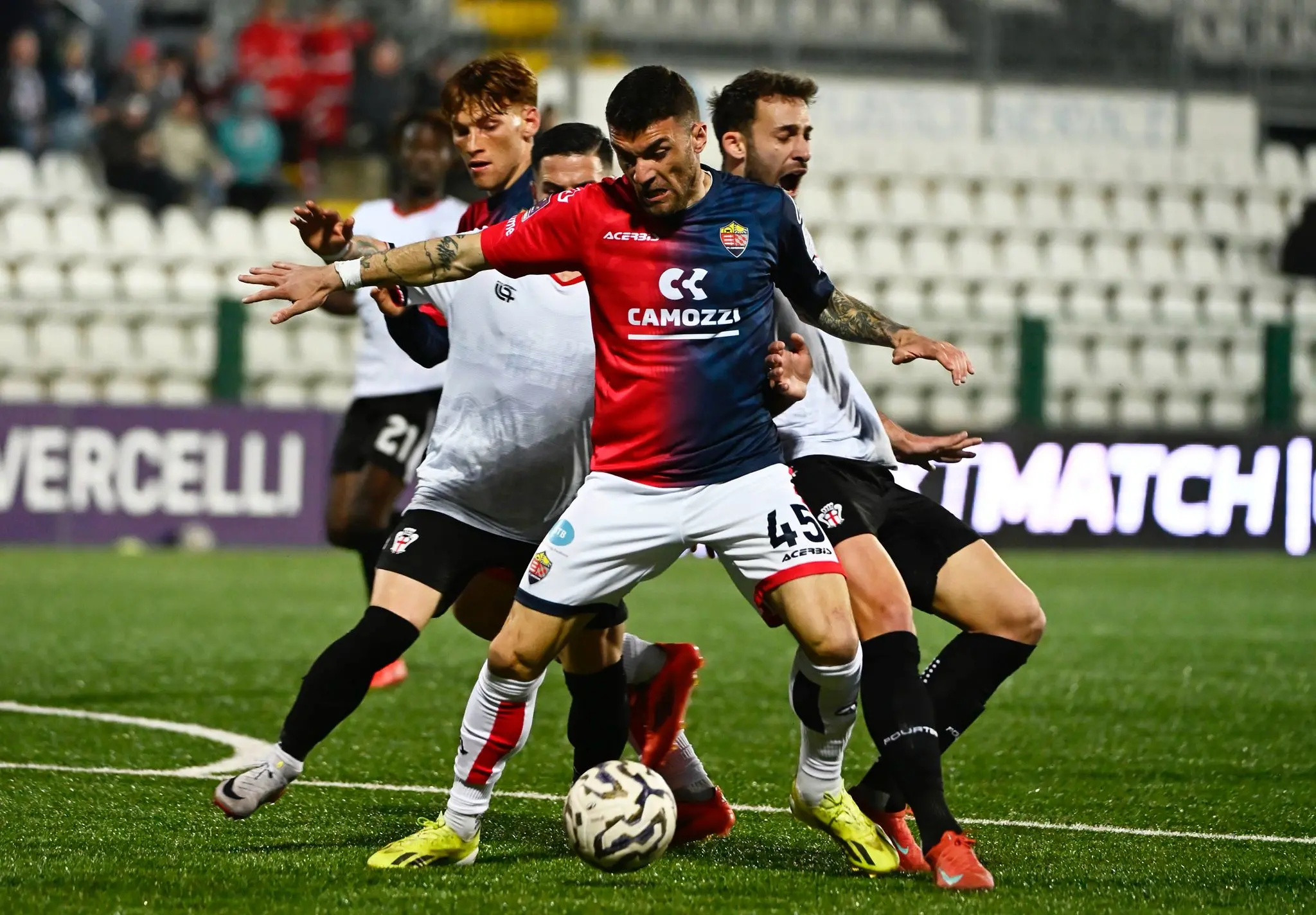 Serie C, gli scatti di Pro Vercelli-Lumezzane