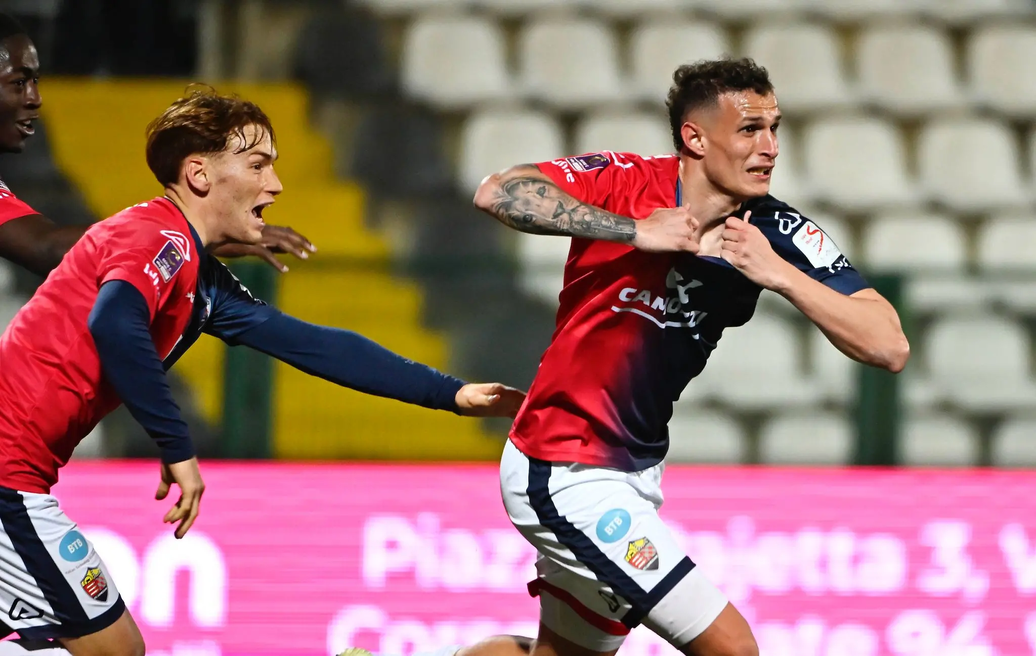 Serie C, gli scatti di Pro Vercelli-Lumezzane