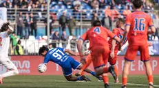 L'occasione di Cazzadori al 90' con l'Ospitaletto