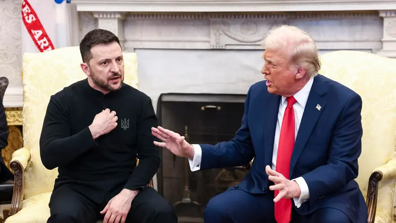 Il presidente ucraino Zelensky e quello americano Trump alla Casa Bianca - Foto Ansa © www.giornaledibrescia.it