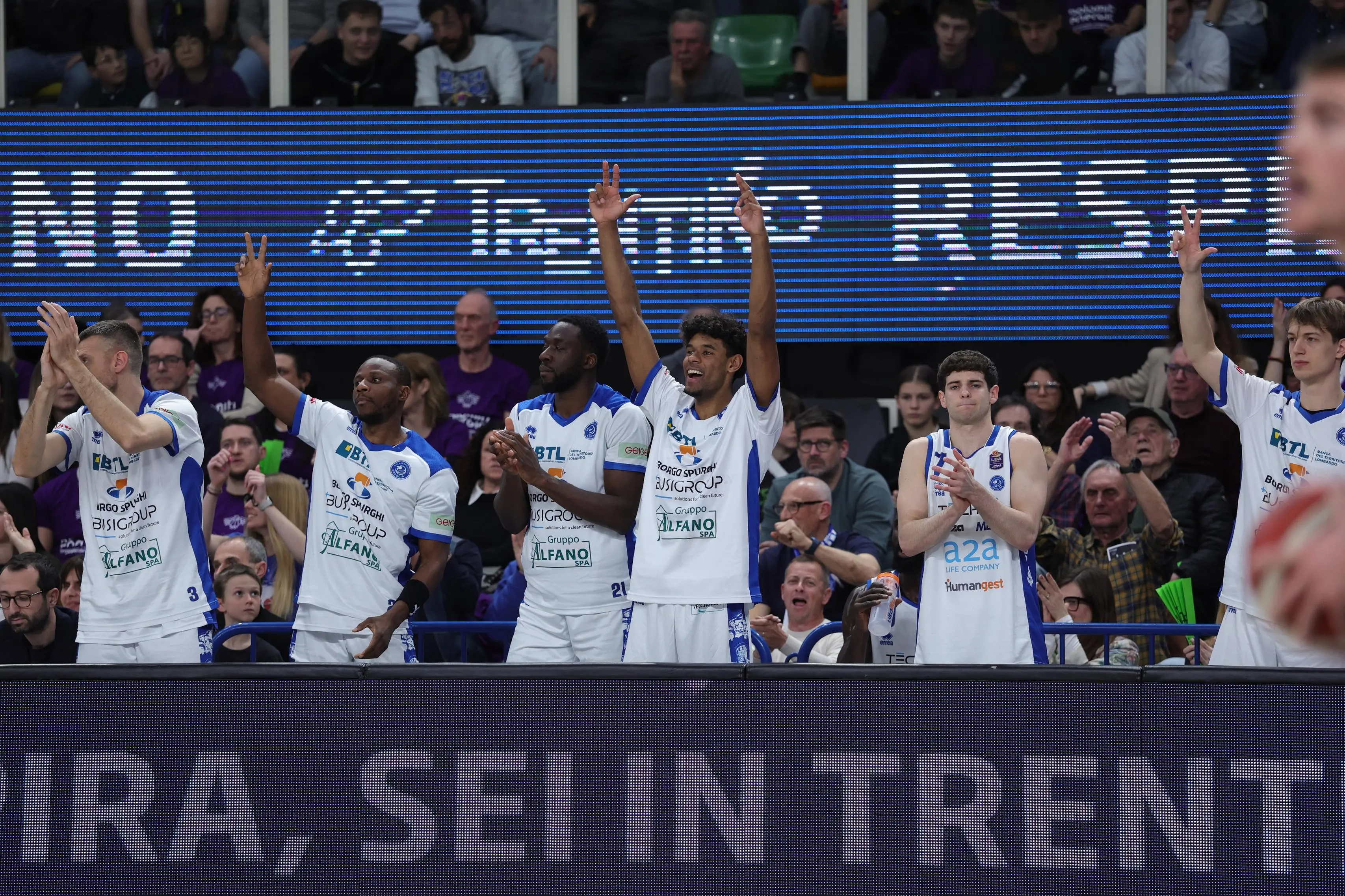 Serie A: le immagini di Dolomiti Trentino-Germani Brescia