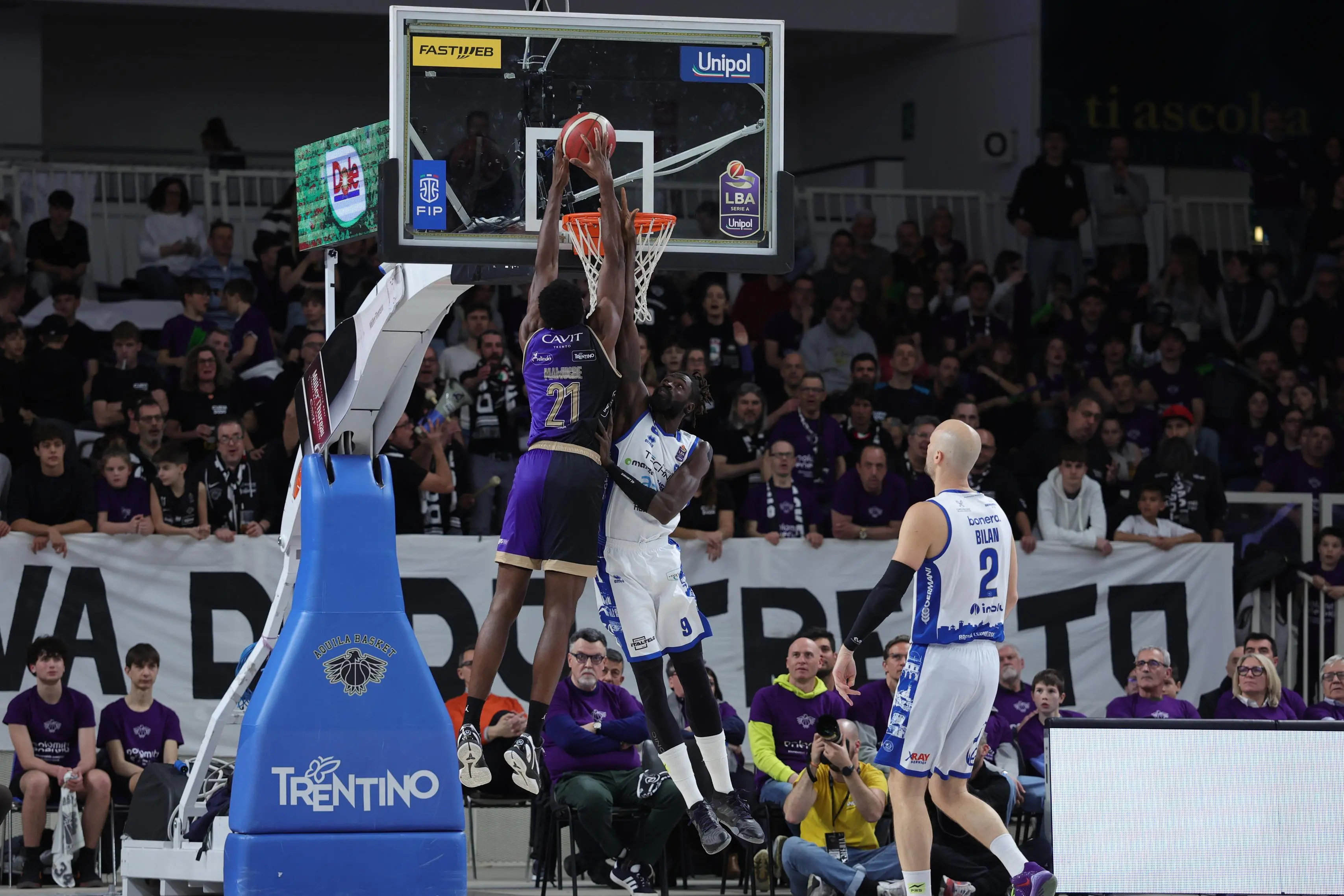 Serie A: le immagini di Dolomiti Trentino-Germani Brescia