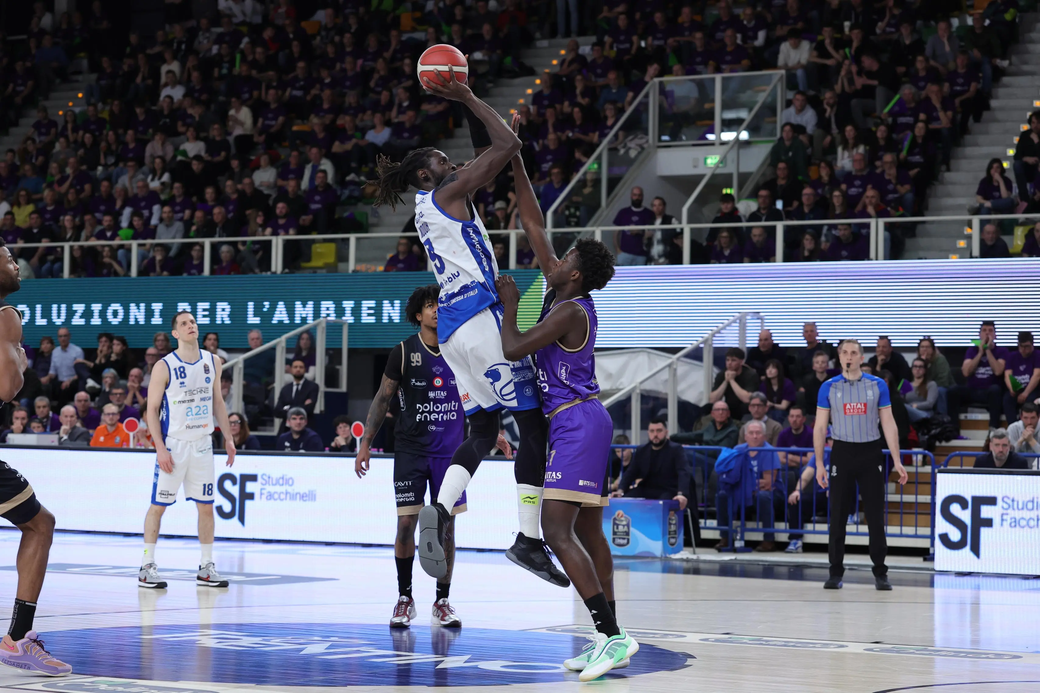 Serie A: le immagini di Dolomiti Trentino-Germani Brescia