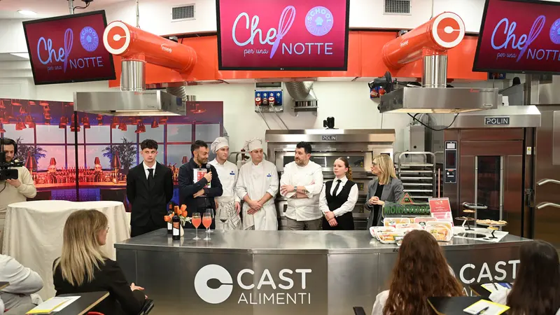 Il set di Chef per una notte a Cast Alimenti - Foto New Reporter Favretto © www.giornaledibrescia.it