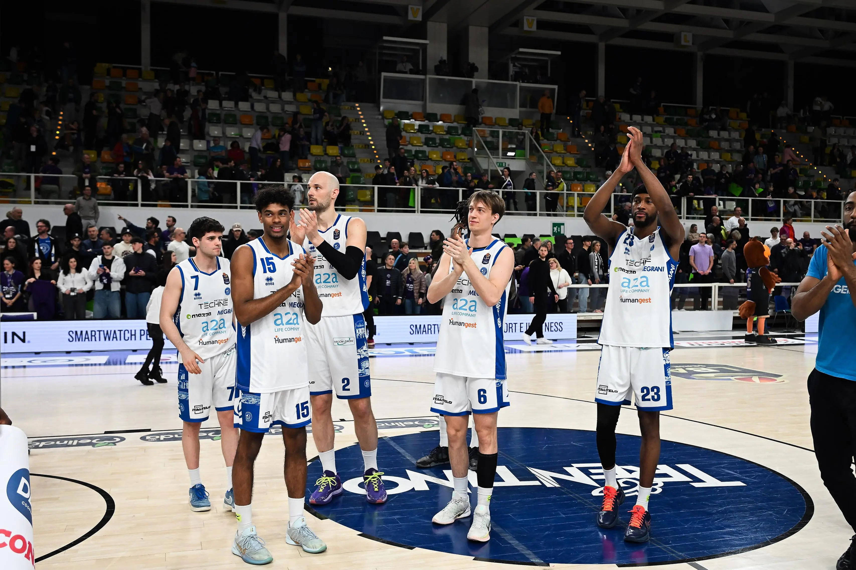 Serie A: le immagini di Dolomiti Trentino-Germani Brescia