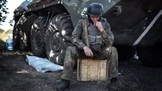 Un soldato ucraino - Foto Ansa © www.giornaledibrescia.it