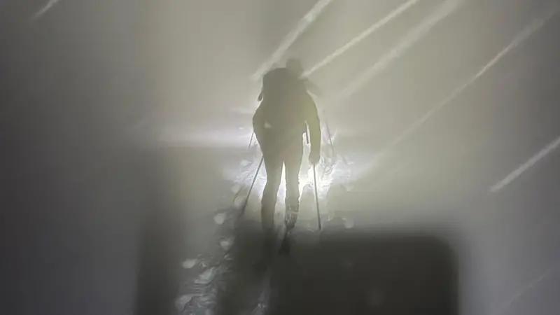 Il salvataggio nella bufera di neve