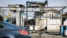 L'autolavaggio dopo l'incendio