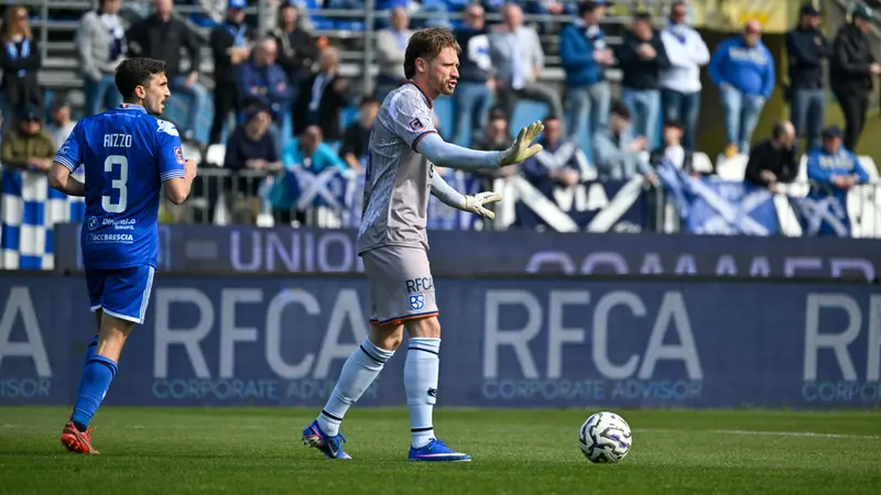 Nonostante le difficoltà, nelle ultime gare il Brescia ha blindato la porta - Foto New Reporter Pasotti © www.giornaledibrescia.it