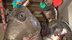 Alcune delle armature realizzate da Angelo Belleri