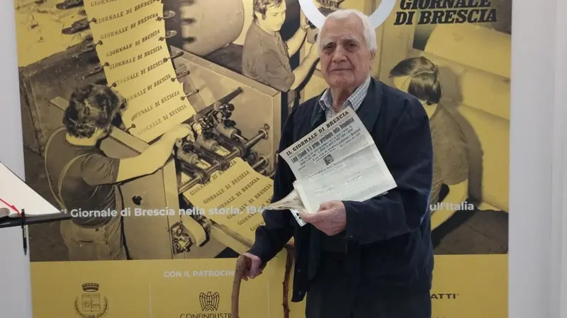 Paolo Zadra alla mostra dedicata agli 80 anni del GdB