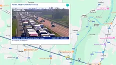Il traffico dalla webcam di Autostrade per l'Italia