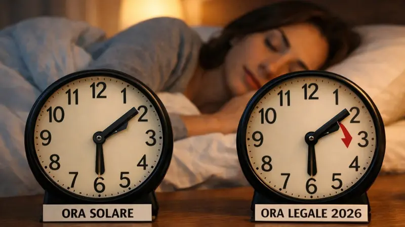 Una camera accogliente favorisce un cambio dell'ora senza problemi