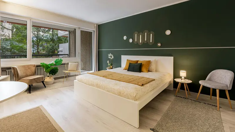 L'ambiente camera da letto deve essere concretamente riposante