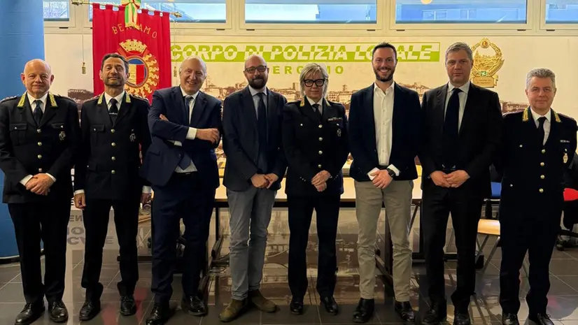 Gli assessori dei quattro capoluoghi riuniti a Bergamo - © www.giornaledibrescia.it