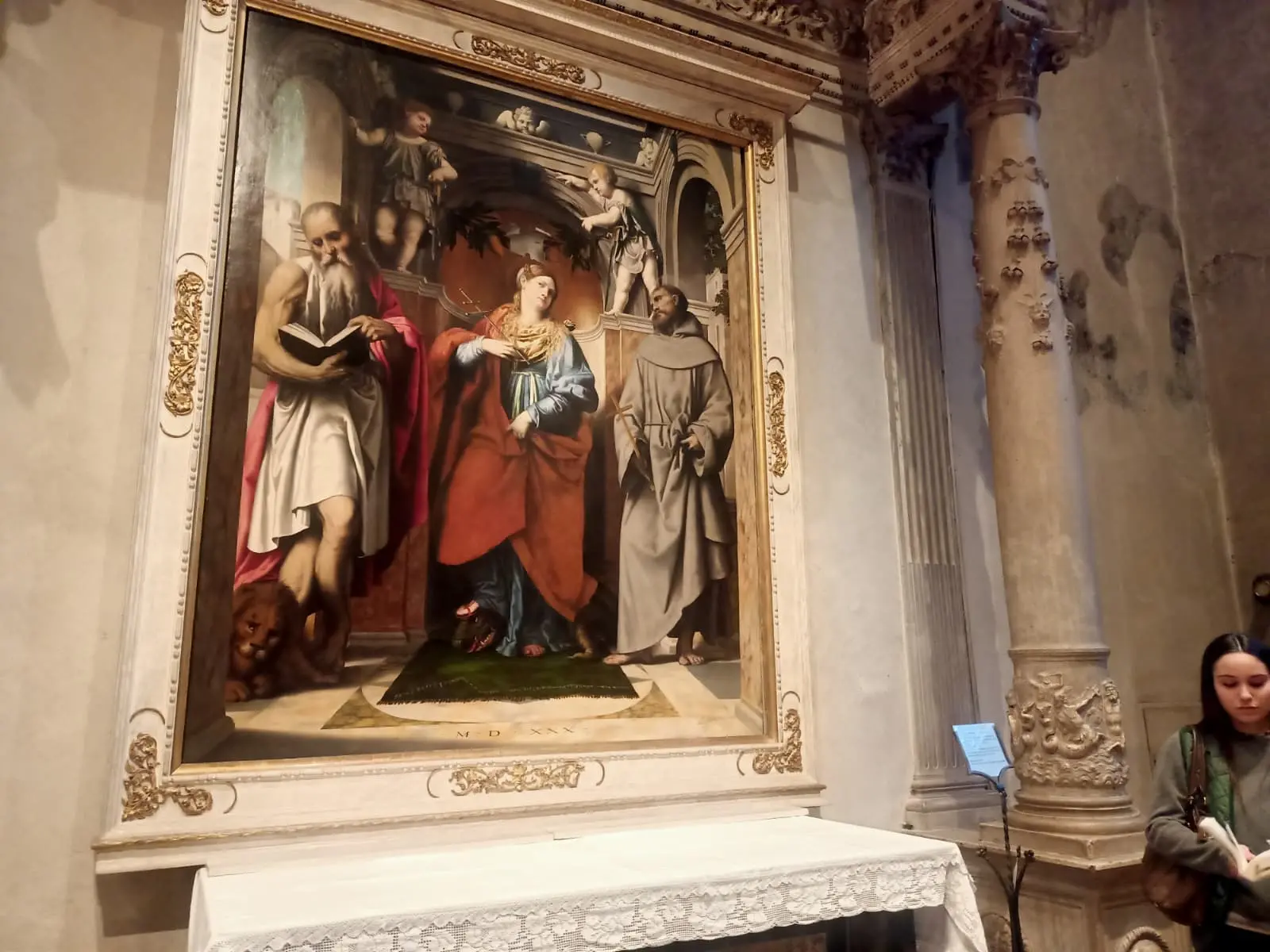 Dantedì, i ragazzi del Calini nella chiesa di San Francesco