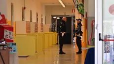 La scuola media dentro cui è stata accoltellata la professoressa a Trescore Balneario - Foto Ansa © www.giornaledibrescia.it
