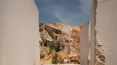 Uno scorcio delle cave da cui si estrae il marmo di Botticino