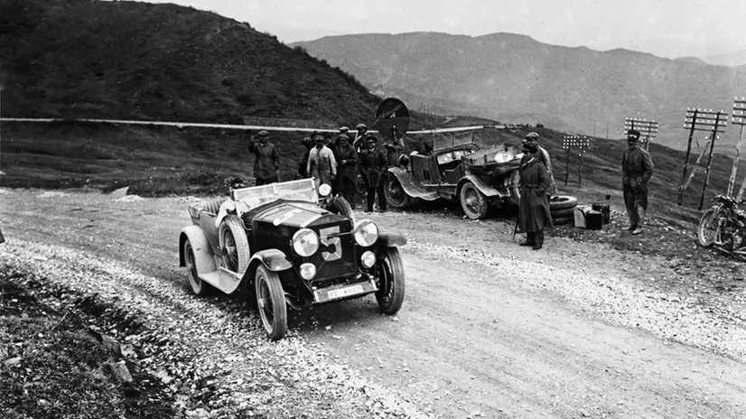 Maggi e Maserati sulla Raticosa nel 1927