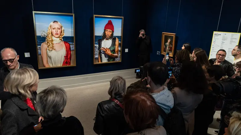 Cultura Brescia Brescia Musei e Pinacoteca Tosio Martinengo Presentazione mostre Bruce Gilden nella foto visitatori 26/03/2026 nicoli@newreporter