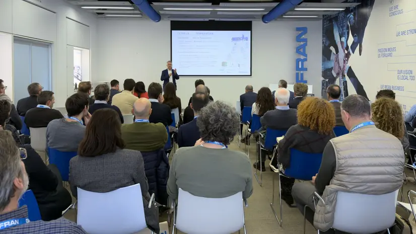 Un momento del corso nella sede di Gefran