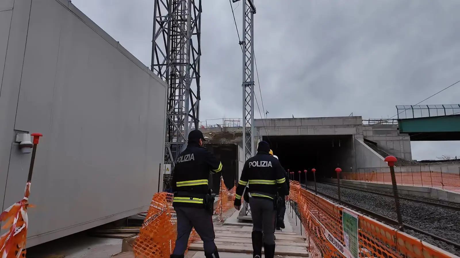 I controlli delle forze dell'ordine nel cantiere Tav