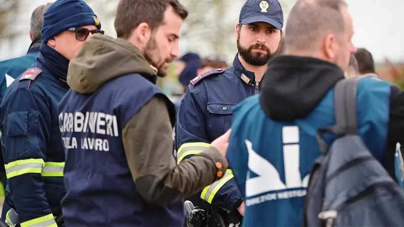 I controlli delle forze dell'ordine nel cantiere Tav