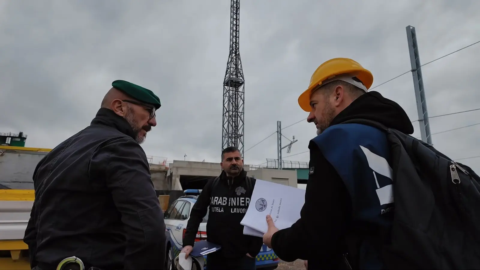 I controlli delle forze dell'ordine nel cantiere Tav