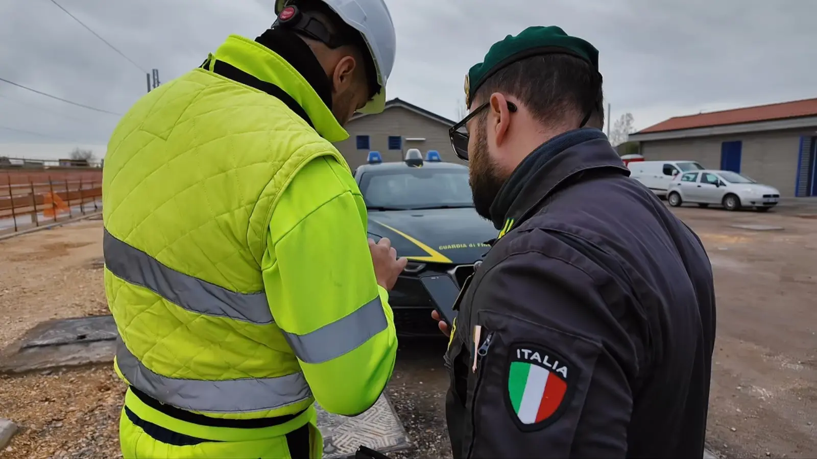 I controlli delle forze dell'ordine nel cantiere Tav