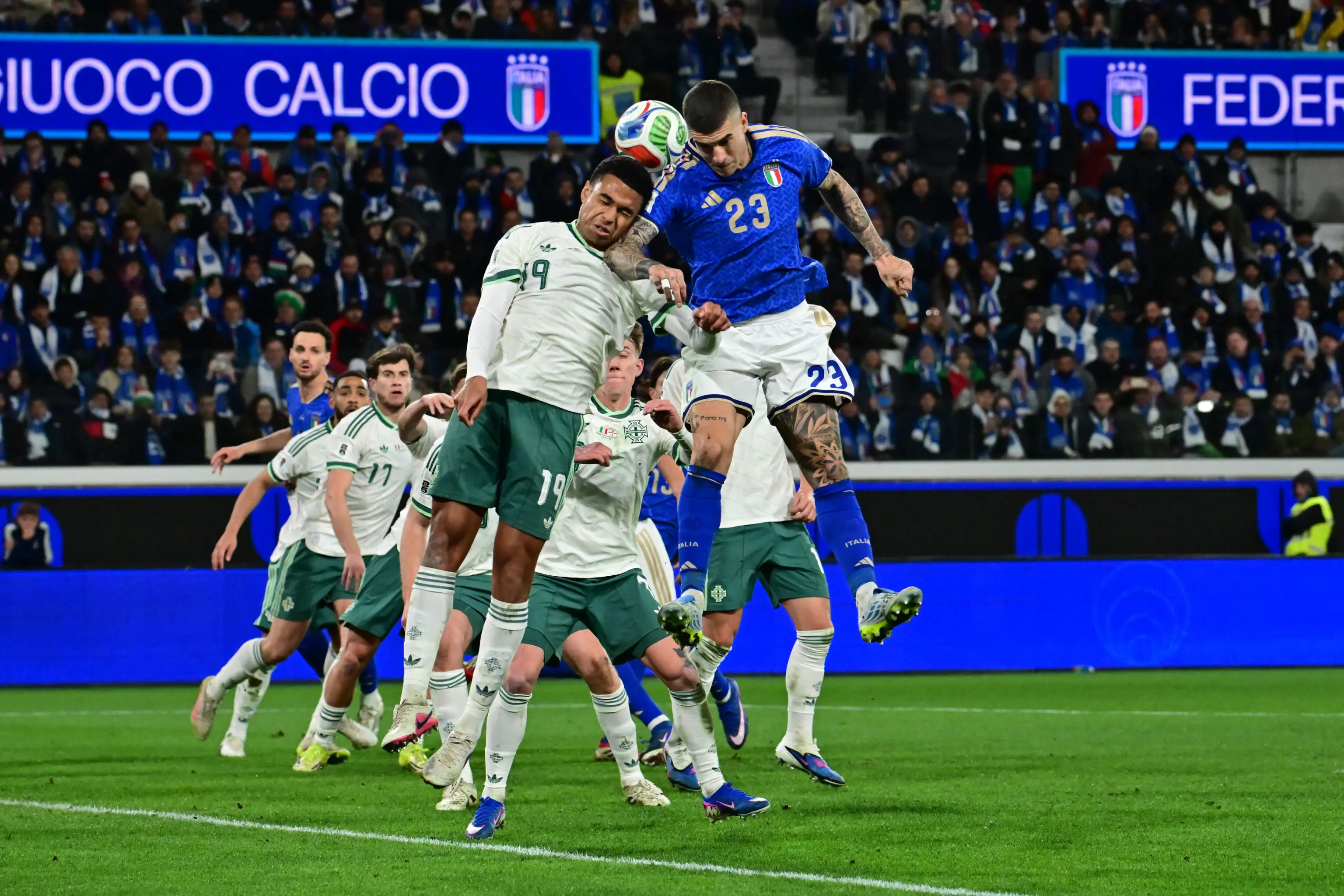 Mondiali, Italia-Irlanda del Nord: gli scatti del match