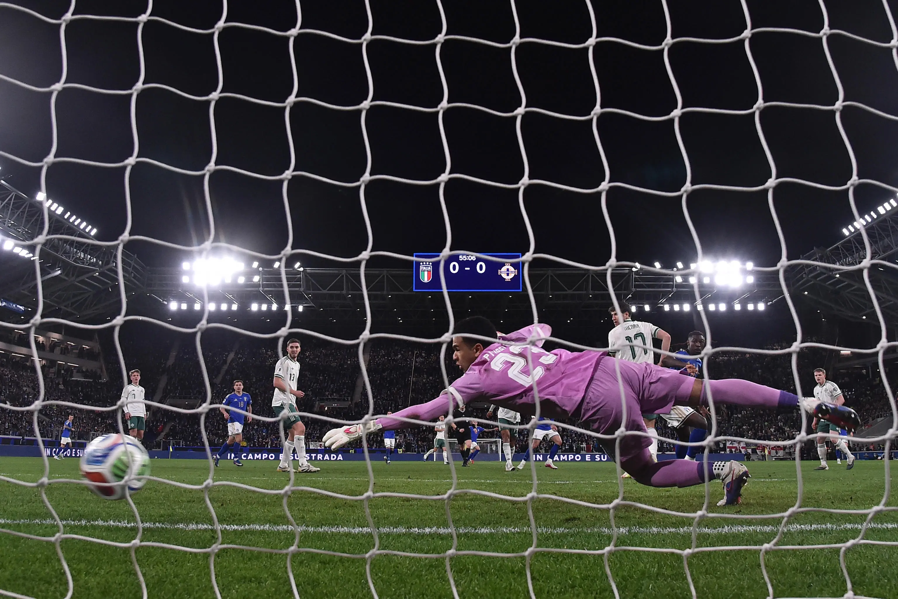 Mondiali, Italia-Irlanda del Nord: gli scatti del match