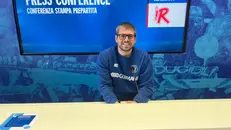 Coach Cotelli in conferenza - © www.giornaledibrescia.it