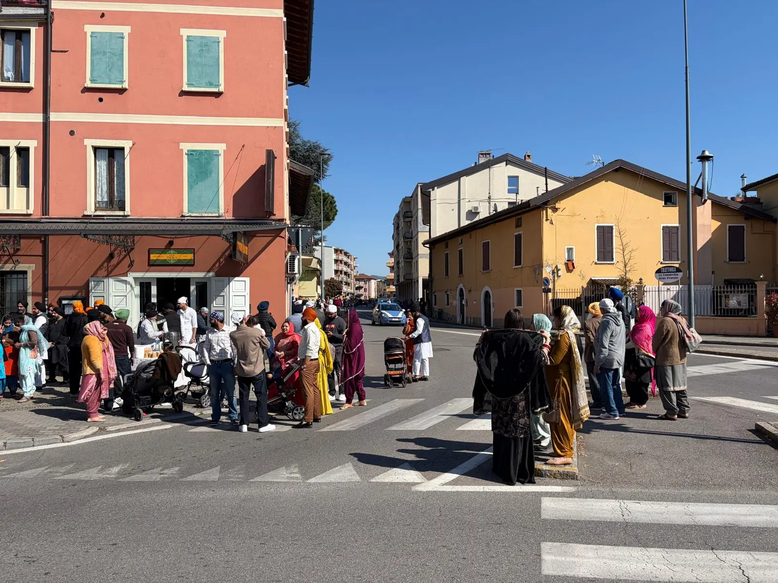 Il corteo Sikh a Brescia