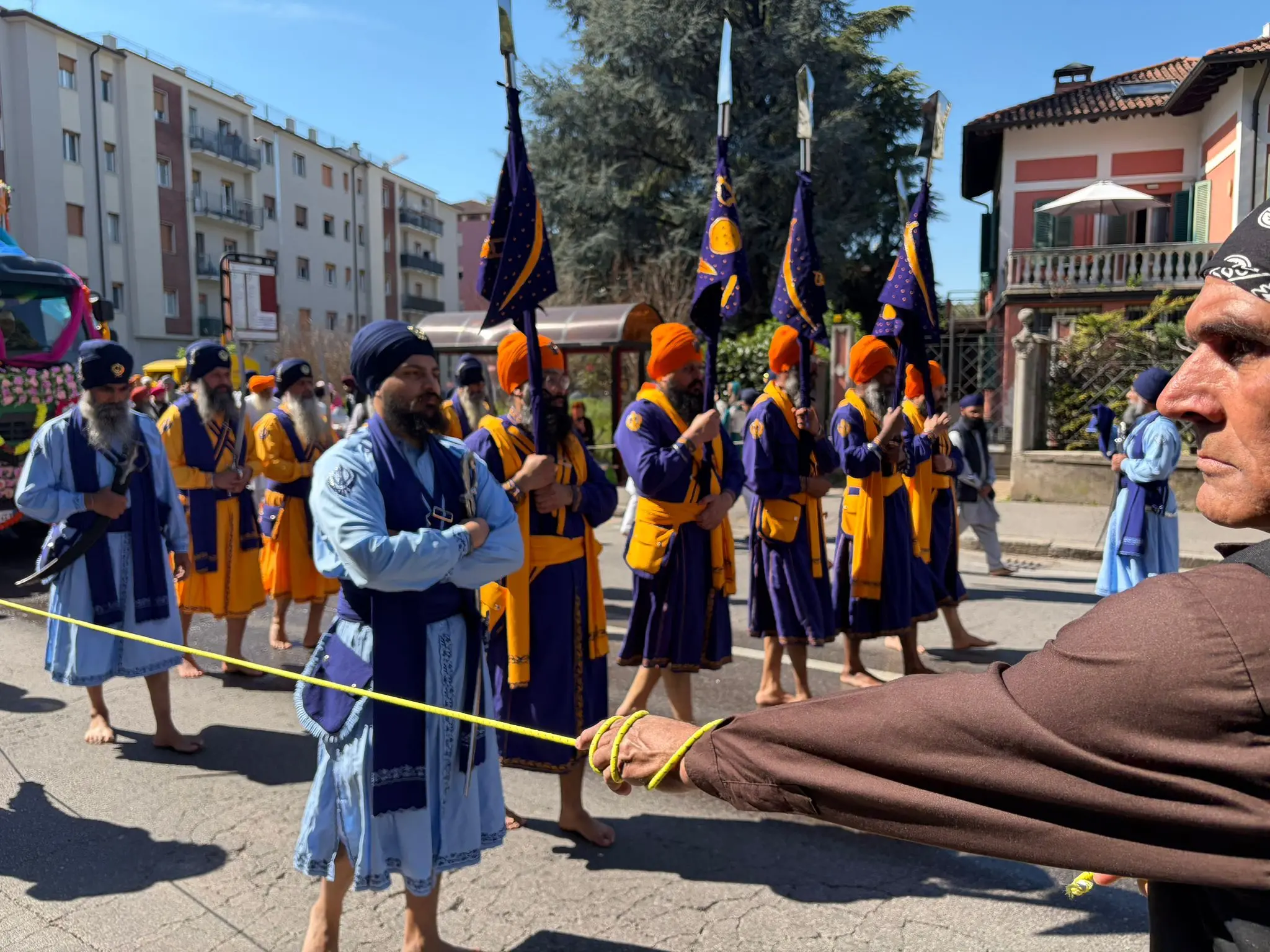 Il corteo Sikh a Brescia